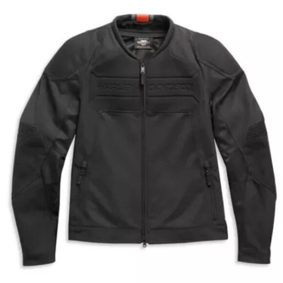 Harley-Davidson Men’s XL Brawler Mixed Media Functional Jacket Black 98103-21VM - Picture 1 of 2